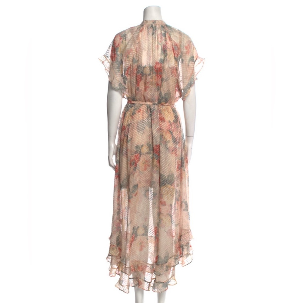 Zimmermann Floral Sheer Maxi Dress with floral slip dress - Picture 3 of 3